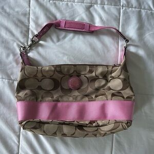 Vintage Pink Coach Bag